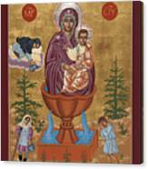 Mother Of God Life Giving Spring 179 Canvas Print