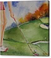 Motivation For Golfer Sold Canvas Print