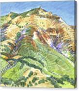 Mount Diablo From Curry Valley Ridge Canvas Print