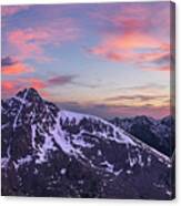 Mount Of The Holy Cross Panorama Canvas Print