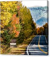 Mount Washington In Autumn Canvas Print