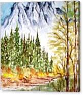 Mountain Alps Canvas Print