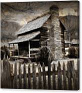 Mountain Cabin Canvas Print