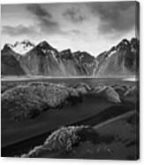 Icelandic Mountain  Landscape Canvas Print