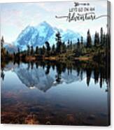 Mt Shuksan-adventure Canvas Print