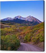 Mt. Sopris At Dawn Canvas Print