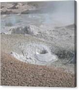 Mudpots Of Yellowstone Canvas Print