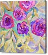 Multi Hued Roses Canvas Print