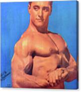 Muscle Power Mag Nov 1947 Canvas Print