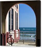 Music Pier Doorway View Canvas Print