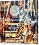 Music Store Nyc Canvas Print