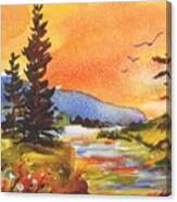 Muskoka Sunset Canvas Print