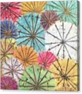 Japanese Umbrellas Canvas Print