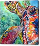Myrtle The Turtle Canvas Print