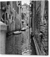 Narrow Canal In Venice Canvas Print