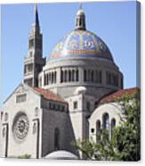 National Shrine Of The Immaculate Conception Canvas Print