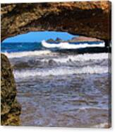 Natural Bridge Aruba Canvas Print