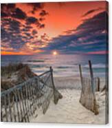 Nauset Beach Sunrise April 18 2017 Canvas Print
