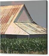 Nebraska Farm Life - The Tin Roof Canvas Print