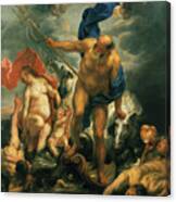 Neptune And Amphitrite In The Storm Canvas Print