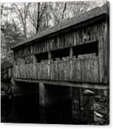 New England Covered Bridge Canvas Print