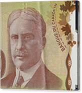 New One Hundred Canadian Dollar Bill Canvas Print