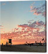 Newport Beach Panorama Canvas Print