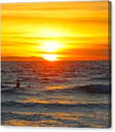 Newport Beach Sunset Canvas Print