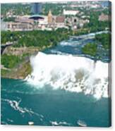 Niagara American And Bridal Veil Falls Canvas Print