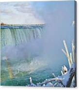 Niagara Falls Winter Landscape Canvas Print
