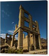 Night Sky Over Rhyolite Canvas Print