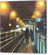 Night Train Canvas Print