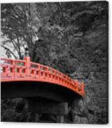 Nikko Red Bridge Canvas Print