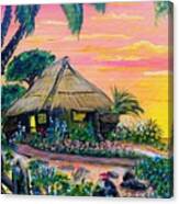 Nipa Hut Canvas Print