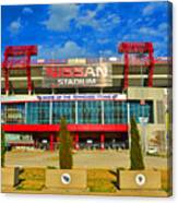 Nissan Stadium Home Of The Tennessee Titans Canvas Print