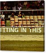 No Betting Poster Canvas Print