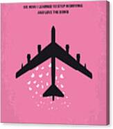 No025 My Dr Strangelove Minimal Movie Poster Canvas Print