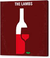 No078 My Silence Of The Lamb Minimal Movie Poster Canvas Print