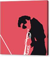 No082 My Miles Davis Minimal Music Poster Canvas Print