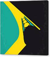 No538 My Cool Runnings Minimal Movie Poster Canvas Print
