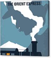 No883 My Murder On The Orient Express Minimal Movie Poster Canvas Print