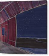 Nocturnal Barnscape Canvas Print