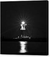 Nocturnal Lighting On The Baltic Sea Canvas Print