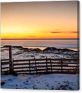 North Atlantic Sunrise Canvas Print