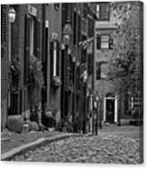 November On Boston Acorn Street Canvas Print