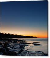 Nw Bay Sunset Canvas Print