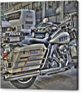 Nypd Highway Patrol Canvas Print