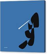 Oboe In Blue Canvas Print