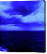Ocean Blue Digital Painting Canvas Print