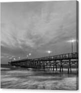 Ocean Crest Pier Sunrise Canvas Print